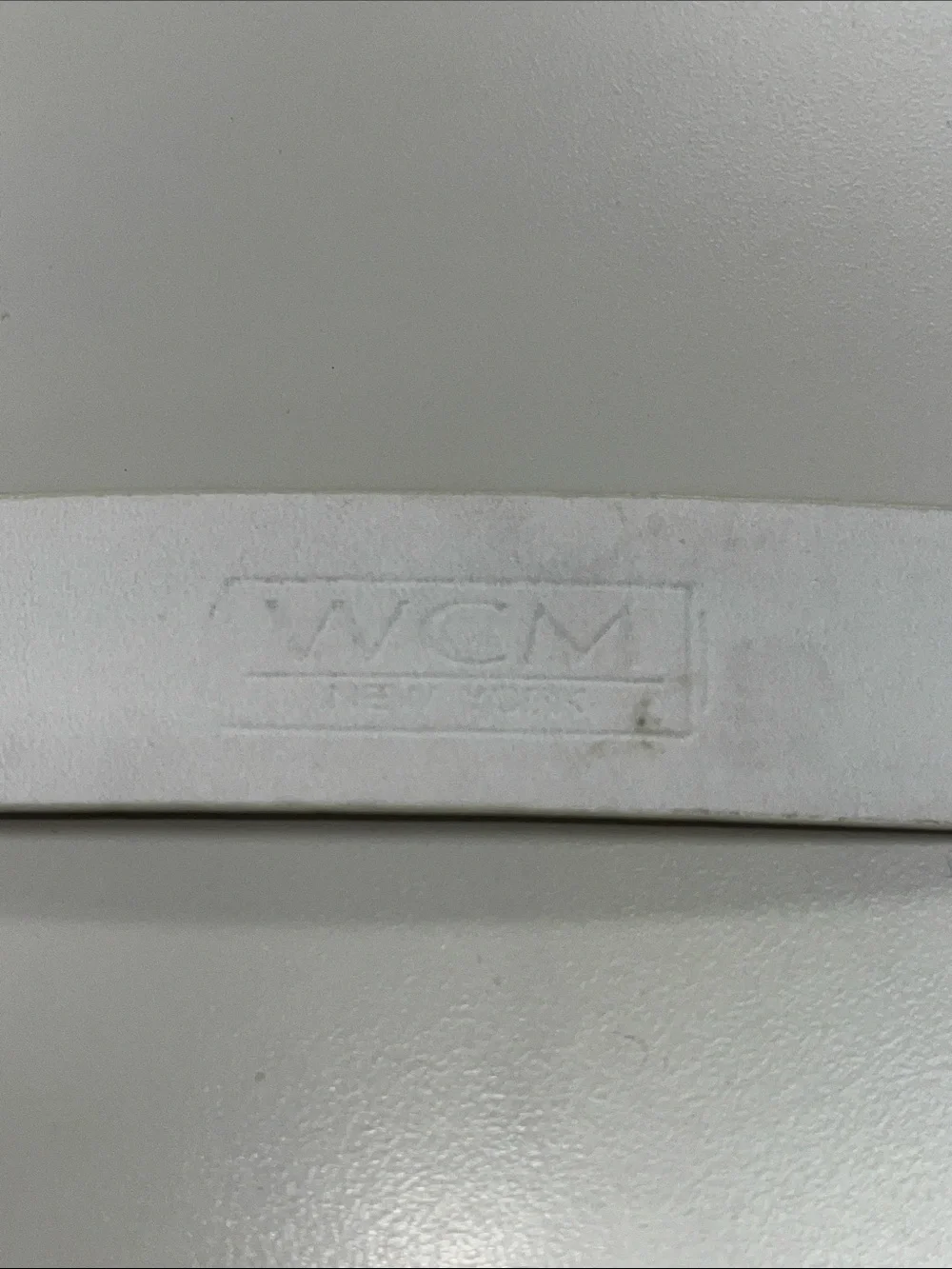 Elegant Cream Leather Belt with Gold Buckle size XL